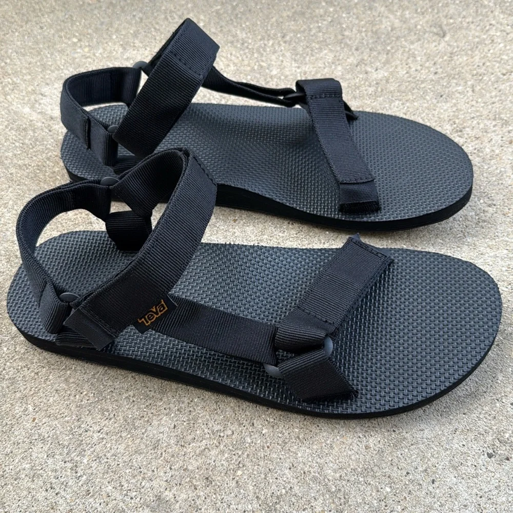 Teva Black Men's Outdoor Strap Sandals